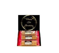 Happy 21st Birthday Real Candy Fudge Vanilla Clotted Cream Assortment Hamper Gift Sweet Box Present