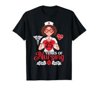 Happy 25 Years of Nursing 2001 to 2026 Nurses Anniversary T-Shirt