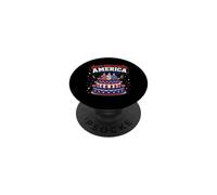 Happy 250th Birthday America 1776 2026 Cake Patriot PopSockets Adhesive PopGrip