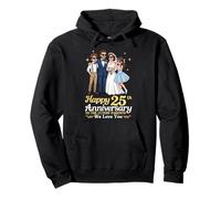 Happy 25th Anniversary Cutest Parents We Love You Together Pullover Hoodie