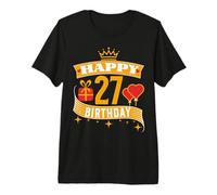 Happy 27 Birthday 27 Years Old Premium T-Shirt