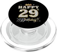 Happy 29th Birthday 29 Years Old Women Men Birthday Party PopSockets PopGrip for MagSafe