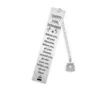 Happy 30th Birthday Bookmark 30th Bookmarks Birthday Bookmark for Her Him Gifts Inspirational Bookmark Gifts for Friends Daughter Son Birthday Keepsake Presents