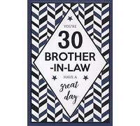Happy 30th Birthday Brother in Law Birthday card