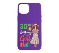 Happy 30th Birthday Girl Summer Watermelon Sunshine Party Case for iPhone 15 Plus