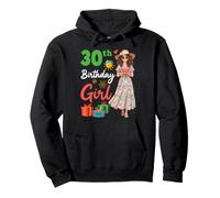 Happy 30th Birthday Girl Summer Watermelon Sunshine Party Pullover Hoodie