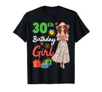 Happy 30th Birthday Girl Summer Watermelon Sunshine Party T-Shirt