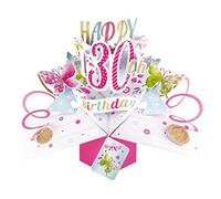 Happy 30th Birthday Pop-Up Greeting Card Original Second Nature 3D Pop Up Cards
