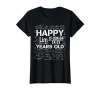 Happy 34 Years Old for Engineers Mathematicians Nerds Geeks Value Graphic T-Shirt, Women, Black, M