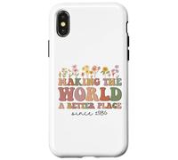 Happy 39th Bday Making The World A Better Place Since 1986 Case for iPhone X/XS