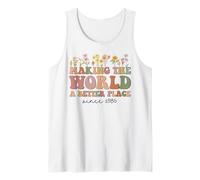 Happy 39th Bday Making The World A Better Place Since 1986 Tank Top