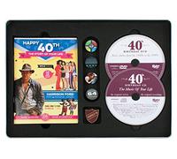 Happy 40th Birthday Time Capsule - Party Milestone Tin With DVD , CD , Booklet Card , Posters Badges etc