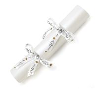 Happy 40th | Complete Craft Kit & Ribbon | 4 Standard Pearl White Crackers