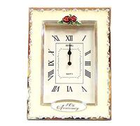 Happy 40th Ruby Wedding Anniversary Quartz Table Clock Gift Present