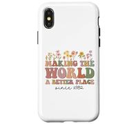 Happy 43rd Bday Making The World A Better Place Since 1982 Case for iPhone X/XS
