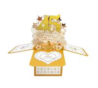 Happy 45th Wedding Anniversary Pop Up Greeting Card for Him Him Large 3D 45 Years Together Gift for Wife, Best 45 Years Married Gift Idea for Him Her Couples