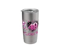 Happy 49th Birthday Crew Pink Wine 49 Years Old Queen Stainless Steel Insulated Tumbler