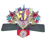 Happy 50th Birthday Pop-Up Greeting Card Original Second Nature 3D Pop Up Cards