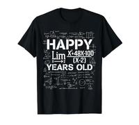 Happy 52 Years Old for Engineers Mathematicians Nerds Geeks Value Graphic T-Shirt, Men, Black, L