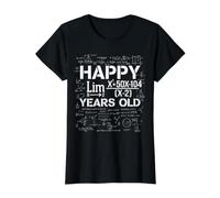 Happy 54 Years Old for Engineers Mathematicians Nerds Geeks Value Graphic T-Shirt, Women, Black, M