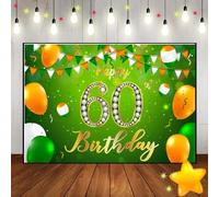 Happy 60th Birthday Background Custom Backdrop Party Photo Decoration Photography Backdrops for Festivals Girl The Breath of Youth Young Man