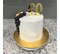 Happy 60th Birthday Cake Topper,60th Birthday Decoration,Cheers to 60 Years Birthday Cake Pick for Happy 60th Birthday Anniversary Party Cake Decorations Supplies