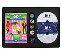 Happy 60th Birthday Time Capsule - Party Milestone Tin With DVD , CD , Booklet Card , Posters Badges etc