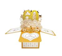 Happy 60th Wedding Anniversary Pop Up Greeting Card for Him Him Large 3D 60 Years Together Gift for Wife, Best 60 Years Married Gift Idea for Him Her Couples