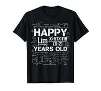 Happy 61 Years Old for Engineers Mathematicians Nerds Geeks Value Graphic T-Shirt, Men, Black, M