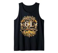 Happy 61st Birthday Mom 61 and Fabulous 61 Years Old Queen Tank Top