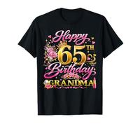 Happy 65th Birthday Grandma 65 and Fabulous 65 Yrs Old Queen T-Shirt