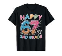 Happy 67th Day of 2nd Grade Ice Cream Drip 67 Days Kids T-Shirt
