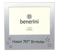 Happy 70th Birthday ' - Photo Picture Frame Gift - 5 x 3.5 "