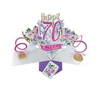 Happy 70th Birthday Pop-Up Greeting Card Original Second Nature 3D Pop Up Cards