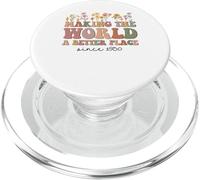 Happy 75th Bday Making The World A Better Place Since 1950 PopSockets PopGrip for MagSafe