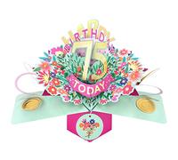Happy 75th Birthday 75 Today Pop-Up Greeting Card Love Kate's Pop Up Cards Her POP215MC75