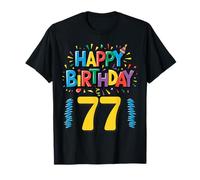 Happy 77th Birthday Apparel Fun Celebration T-Shirt
