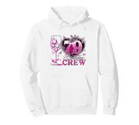 Happy 79th Birthday Crew Pink Wine 79 Years Old Queen Pullover Hoodie
