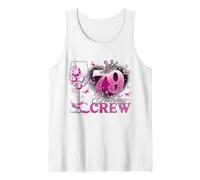 Happy 79th Birthday Crew Pink Wine 79 Years Old Queen Tank Top