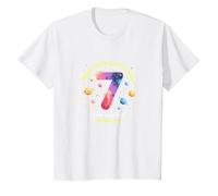 Happy 7th Trip Around The Sun Birthday Gift T-Shirt, Kids, White, 2 Years