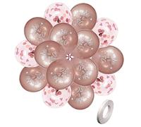 Happy 80th Birthday Balloons Rose Gold Women 80th Birthday Decorations Birthday Party Deocoration 12 Inch 20 Pack