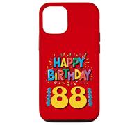 Happy 88th Birthday Apparel Fun Celebration Case for iPhone 12/12 Pro