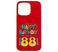 Happy 88th Birthday Apparel Fun Celebration Case for iPhone 15 Pro Max