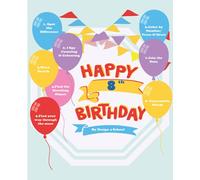 Happy 8th Birthday: Birthday gift Activity Book for Kids 8 years with Spot the Difference, I Spy, Connect the Dots, Mazes, Unscramble words, Coloring, and More (Birthday Book)