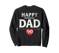 Happy 90th Birthday Dad Birthday 90 Years Old Dad Sweatshirt