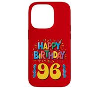 Happy 96th Birthday Apparel Bright and Fun Case for iPhone 14 Pro