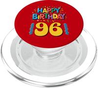 Happy 96th Birthday Apparel Bright and Fun PopSockets PopGrip for MagSafe