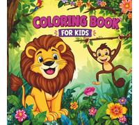 Happy Animals Coloring Book: Cute Farm, Forest and Ocean Animals for Boys and Girls