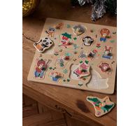 Happy Animals Peg Puzzle in FSC® Wood wood