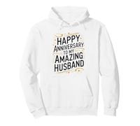 Happy Anniversary Amazing Husband Pullover Hoodie